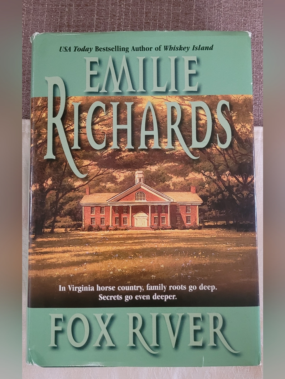 GREAT READ!! Thoroughly enjoyed it. Emilie Richards- Fox River